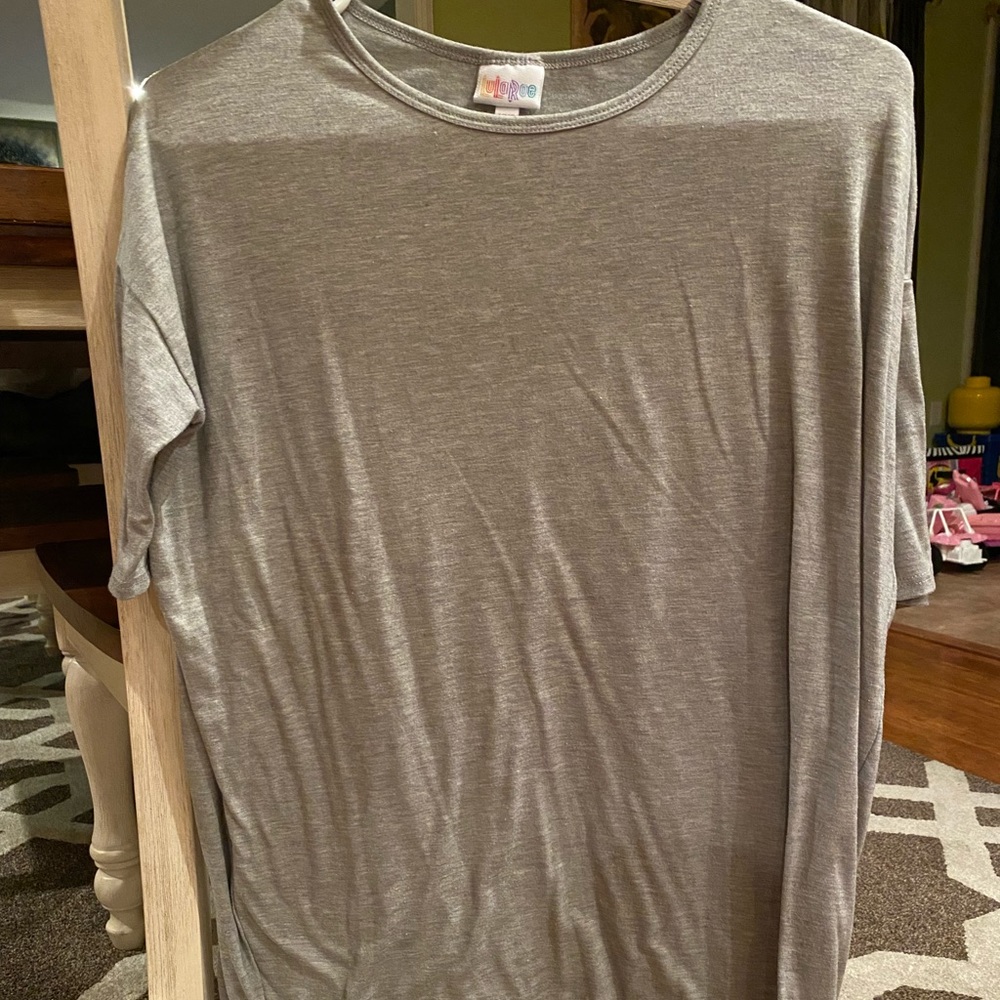 Lularoe top -gray